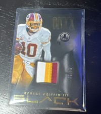 2013 Panini Black - Onyx Materials Robert Griffin III #24 Prime /25 (MEM)