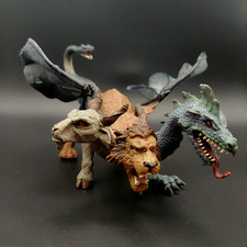D D Miniature 7" Chimera 3-Headed by Safari Ltd Mythical Realms Fantasy Figure