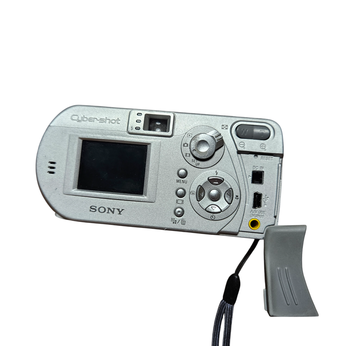 Sony Cyber-Shot DSC-P72 3.2MP Silver Digital Camera Compact Y2K