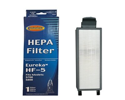 (60) Eureka Sanitaire 61830 HF5 HEPA w/activated Charcoal Vacuum Filter, Bagged,