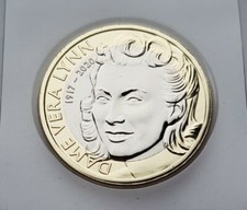 2022 Royal Mint UK Dame Vera Lynn (WW2) Commemorative £2 Coin Two Pound BUNC 