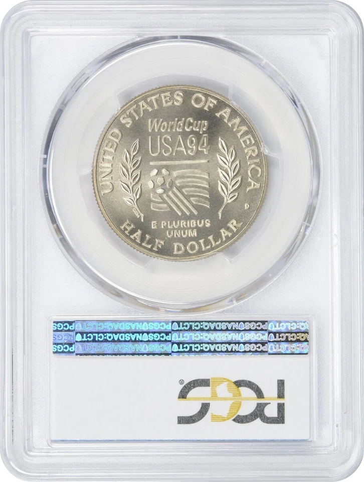 1994-D World Cup Commemorative Half Dollar MS70 PCGS - Image 2 of 2
