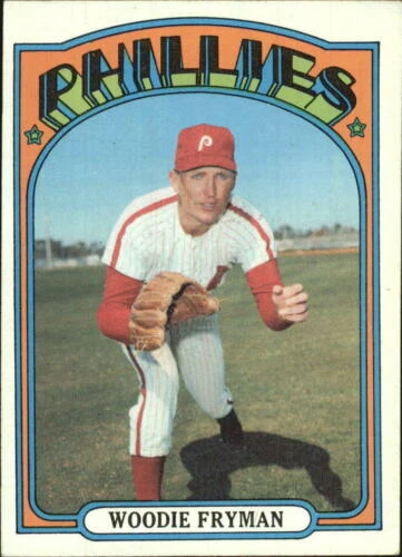 Topps Woodie Fryman Baseball 1972 Season Sports Trading Cards & Accessories