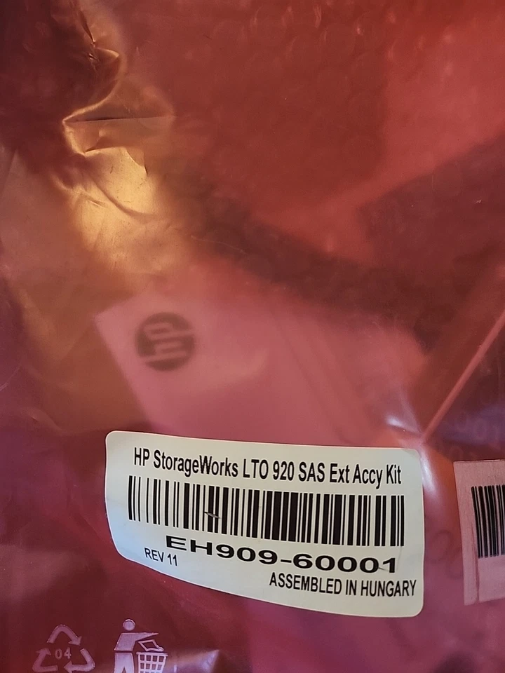HP STORAGEWORKS LTO 920 SAS EXT ACCY KIT EH909-60001*NEW* - Image 2 of 4