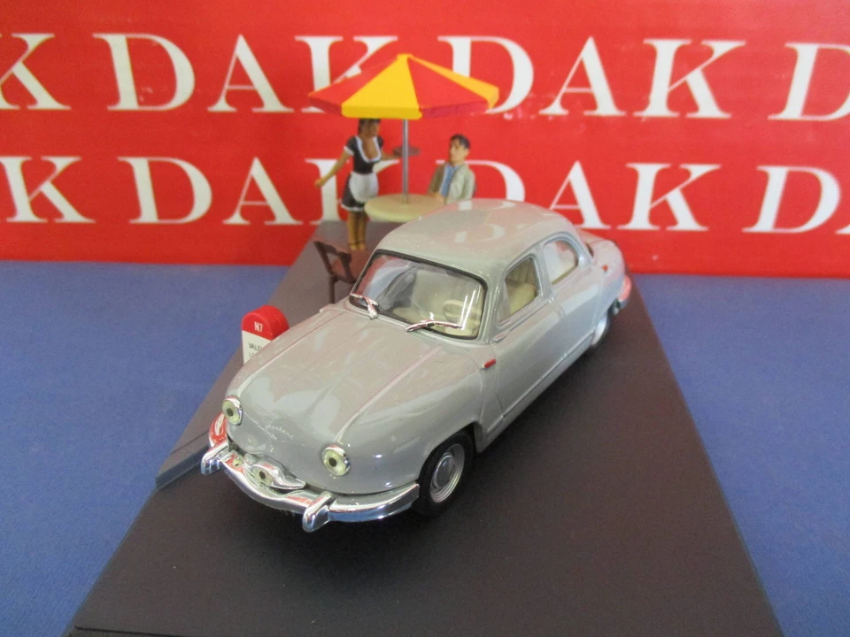 Die cast 1/43 Modellino Auto Diorama La Route Bleue Panhard Dyna Z - Immagine 2 di 4