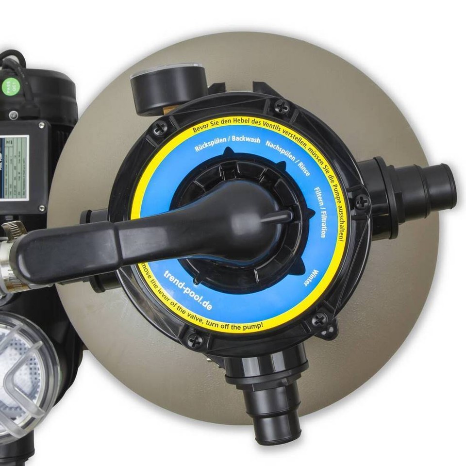 30,5 Cm Sandfilter Mit 4-Wege-Ventil Für Oberirdische Pools – Einfach Zu Installieren