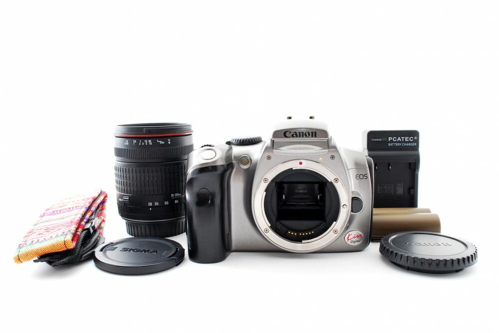 Canon EOS Digital Rebel/300D/Kiss Digital 28-200mm Silver [Exc++]