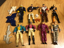 Cops N Crooks Vintage 1988 Lot of 8 Figures Some Accessories