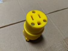  5 pc Commercial 15A 125V 2-Pole 3-Wire Vinyl Cord Connector NEMA 5-15R