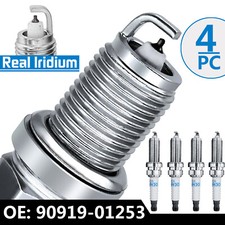 4pcs Real Iridium Spark Plugs For Toyota Lexus 90919-01253 SC20HR11 3444