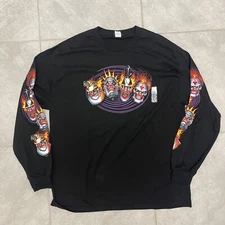 HOT LEATHERS KILLER CLOWN 2012 ‘Black’ LONG SLEEVE T SHIRT SIZE MENS XL