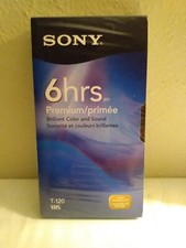 SONY 6 hrs EP Premium Video Tape Brilliant Color  Sound