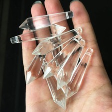 10X Crystal Chandelier Glass Chandelier Prism Suncatcher DIY Pendant Decor 55MM