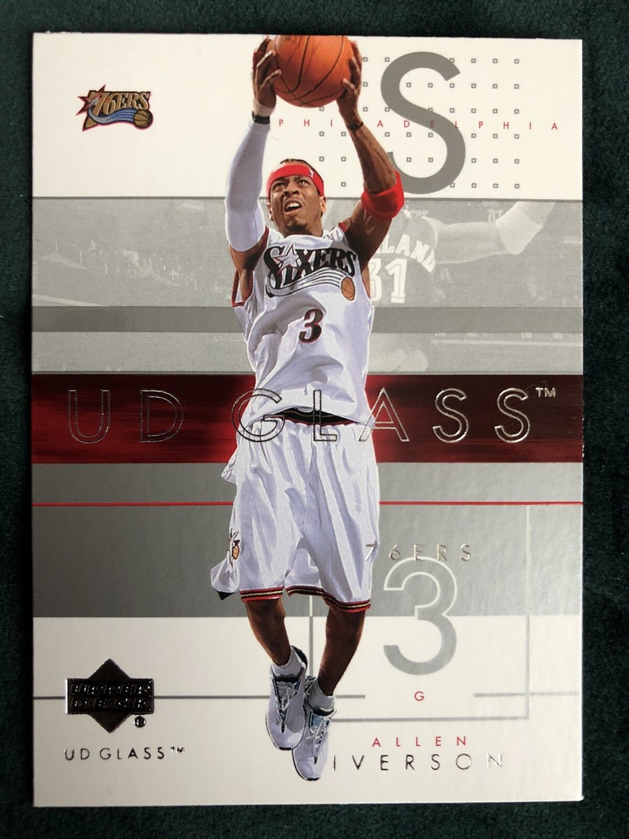 Allen Iverson 2002-03 Upper Deck UD Glass Philadelphia 76ers #63