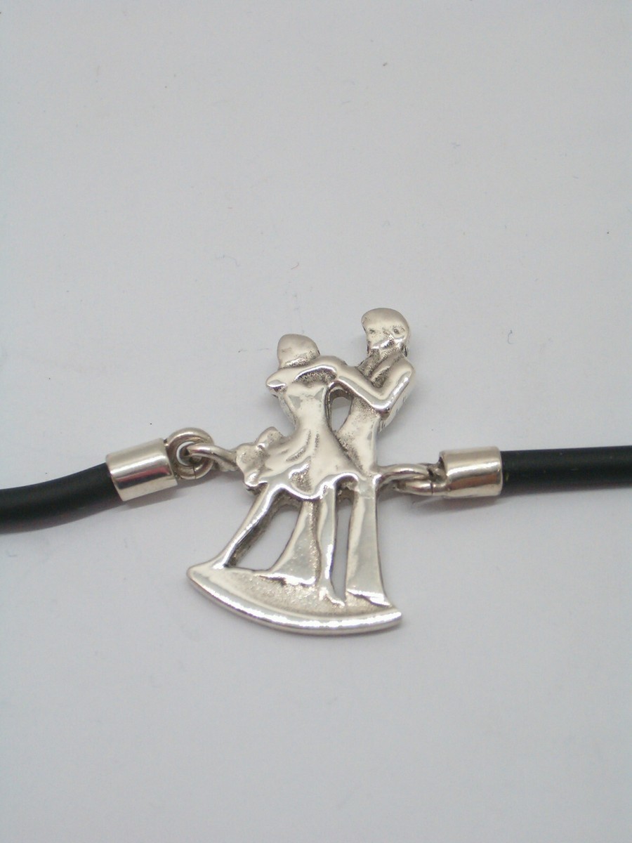 Bracciale Cozzi Gioielli Con Ballerini In Argento 925 E Caucciù – Elegante E Moderno