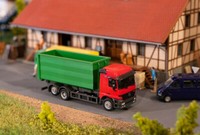 Faller 161493 Spur H0 - Lkw Mb Actros LH'96 Abrollcontainer (Herpa) Neu Und Ovp