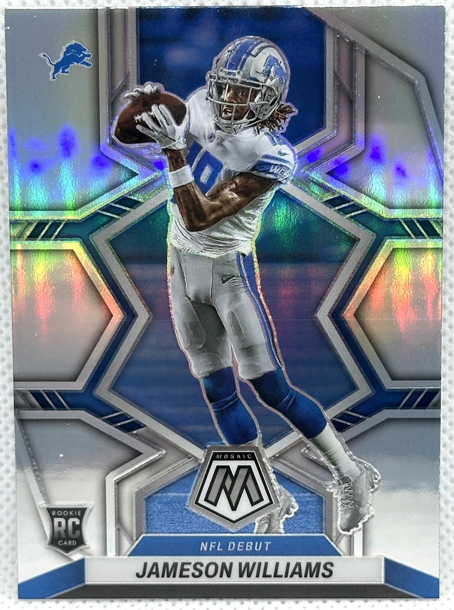 Miioo❤︎ 2022 Mosaic Silver JAMESON WILLIAMS RC Detroit Lions #278 (191) | eBay