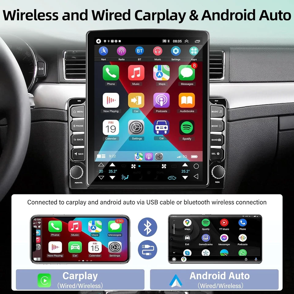 CarPlay For 2011-2016 Ford F250 F350 F450 Super Duty Radio GPS WIFI BT FM 2+32GB - Изображение 4 из 4