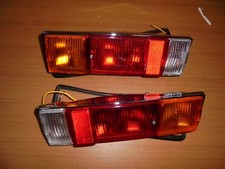 Fiat 124 Spider 2nd Series 1600 / 1800 Pair of Rear Complete Headlights New