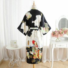 2025 Retro kimono Japanese Yukata Kimono Obi Cosplay Robe Geisha Dress Vintage H