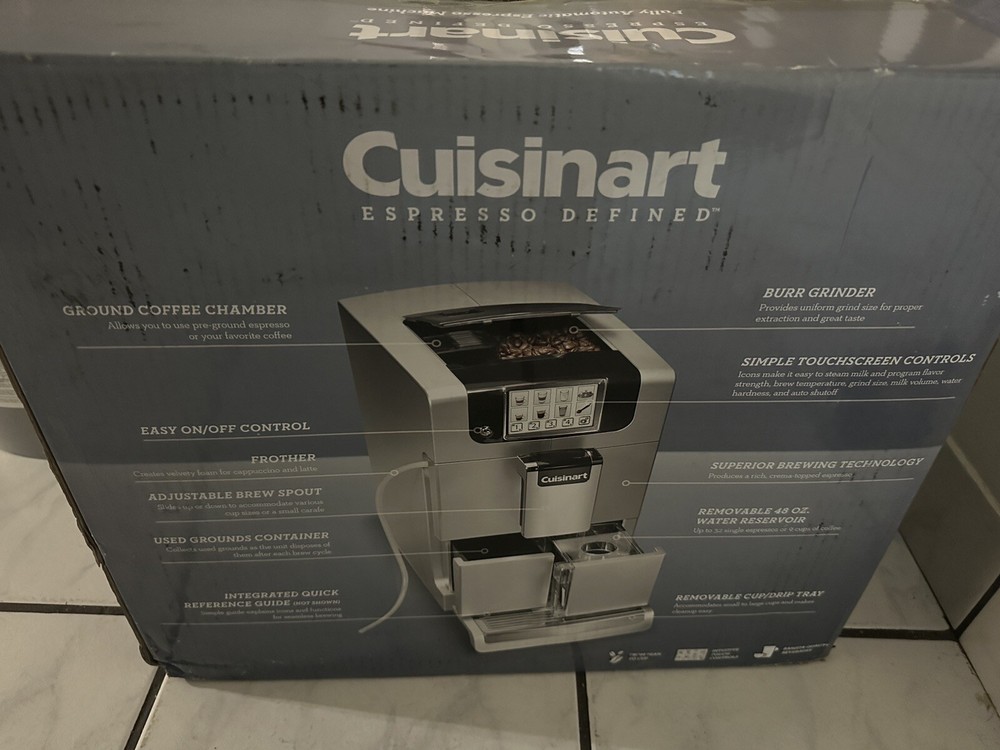 Cuisinart Espresso Maker E1000 with Milk Frother and 15-Bar Pump