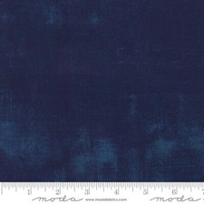GRUNGE BASICS Navy Moda Quilt Fabric 30150-225 sold by 1/2 Yd