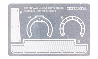 TAMIYA 1/35 M1A1/A2 Abrams Photo-Etched Parts Set Kit NEW from Japan