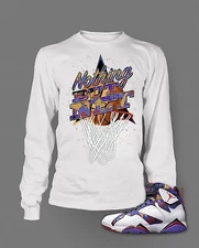 Mens Graphic Sneaker Sport Tee Shirt to match J7 Nothing But Net Pro Club Shaka