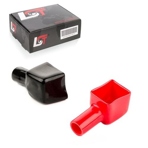 COUVERCLE DE BORNE de batterie noir et rouge botte isolante pour