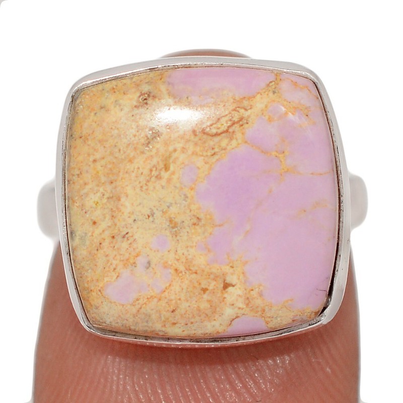 Natural Phosphosiderite Peru 925 Sterling Silver Ring Jewelry s.6 CR69201