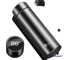 Eview Smart Water Bottle Stainless Steel 16oz  LED Temp display hot cold 