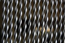 La Tenda Türvorhang RIVA3 Raumteiler Balkonvorhang Terrassenvorhang grau schwarz