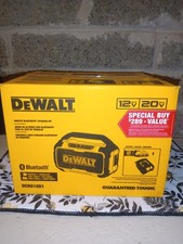 Genuine DeWalt DCR010D1 Jobsite Bluetooth Speaker Kit - BRAND NEW  SEALED
