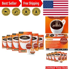 Full-Bodied Dunkin' Colombian Medium Roast - 60 K-Cup Pods for Home Brewing