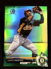 2017 Bowman Chrome GREEN REFRACTOR Lazarito Armenteros 40/99
