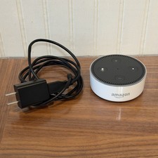 Amazon Echo Dot (2nd Gen) Smart Speaker White Alexa Wi-Fi Remote Control