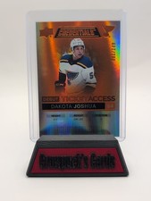 2021-22 UD Credentials - Debut Ticket Access Dakota Joshua #88 Orange /149 (RC)