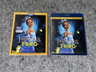 The Princess And The Frog Blu-Ray + Digital HD Disney G Widescreen W/ Slipcover