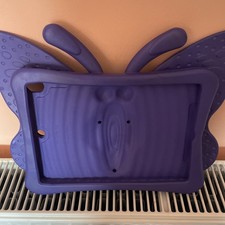 DUEDUE iPad Pro 11"/Air 10.9" Case Purple Butterfly Wing Stand for Kids