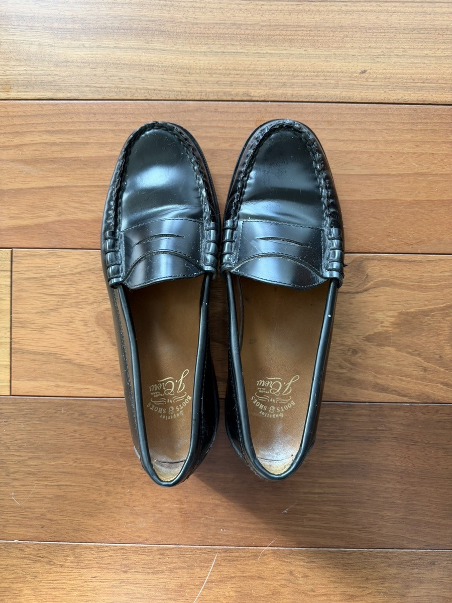 J. Crew Camden leather loafers with rubber soles Black | eBay display picture 3