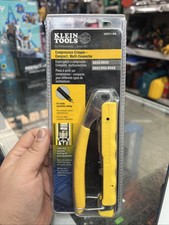 Klein Tools Adjustable Compression Crimper Wire Coaxial Yellow VDV211-048 NEW