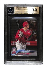 2018 TOPPS ON DEMAND MINI UPDATE US189 SHOHEI OHTANI - BGS TRUE GEM 9.5 PR 150!