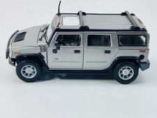 Hummer H2 Diecast SUV 1:27 Scale Gray  Maisto  New Open Box  No Box