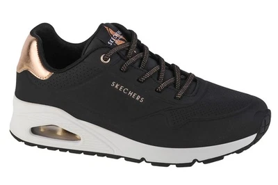 sneakers Femme, Skechers Uno-Shimmer Away, Noir - Photo 1/4