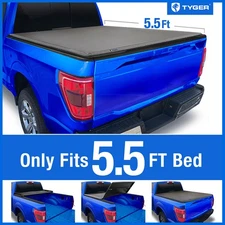 TYGER T3 Soft Tri-fold Tonneau Cover for 2015-2020 Ford F-150 5.5' Bed