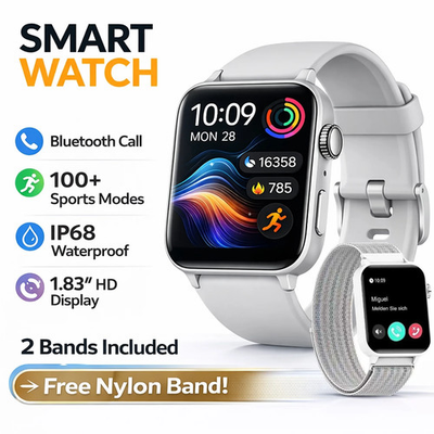 #ad Bluetooth Smart Watch Make Call Fitness Tracker Blood Pressure Oxygen Heart Rate $29.99