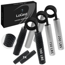 Metal Hand Grip Set, 100LB-200LB 3 Pack 100LB-150LB-200LB 3Pack