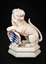 NYMPHENBURG “LION”, Original Porcelain standing figure. Rare collectable item.