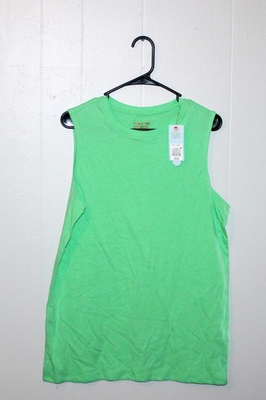 #ad #ad Cat amp; Jack Youth Boys Size XXL Husky Solid Muscle Tank Top in Neon Green $14.00