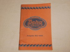 alter Katalog /Heft Deha Sport Sportgeräte Dietrich Hannak Chemnitz 1926 22x14cm